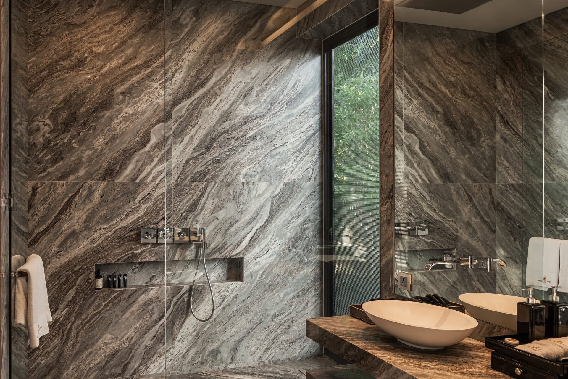 Master bathroom with luxury finishes