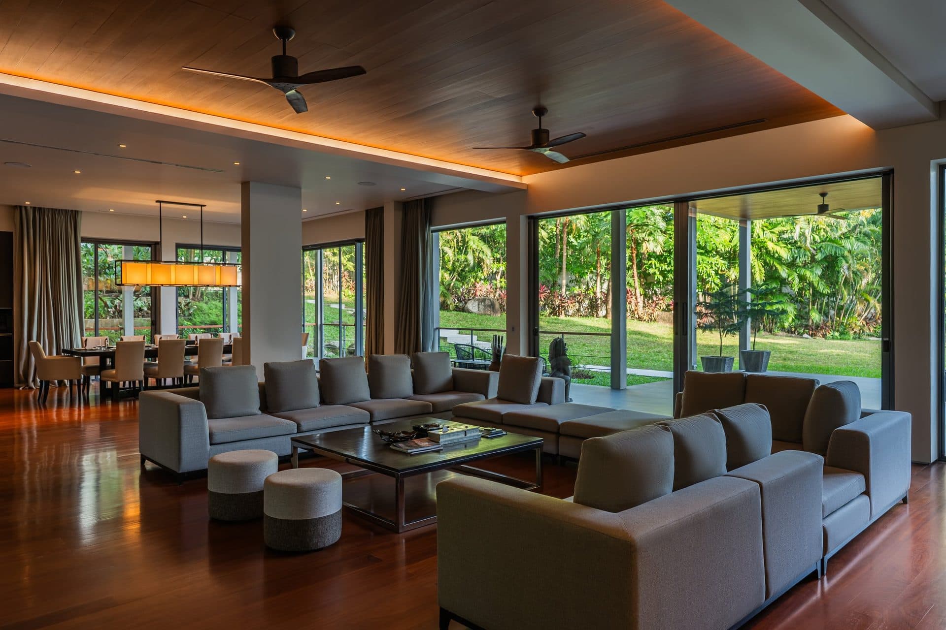 Living room seating area